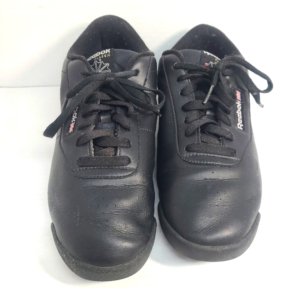 Reebok Womens Classic Princess 30892 Black Running Shoes Sneakers Size 11